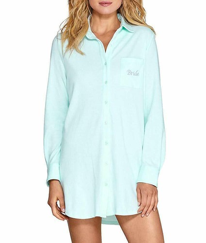 Neu Flora Nikrooz Damen Tulla Strick Braut Schlafshirt, blau, Small