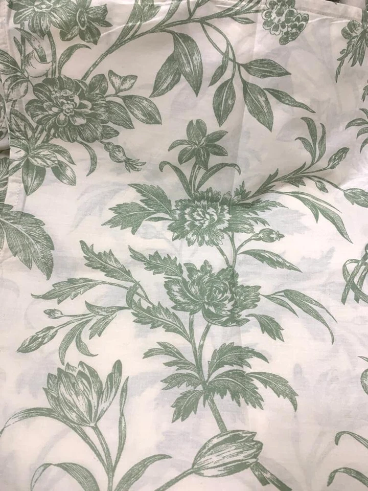 Par de travesseiros Laura Ashley Natalie verde claro marfim fazenda campo - Imagem 3 de 4