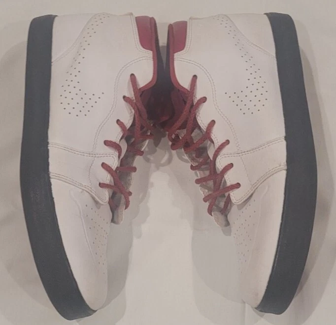 Talla 8.5 - Nike Zapatillas Jordan V.1 Chukka Blanco Gimnasio Rojo Zapatos Foto 4 de 4