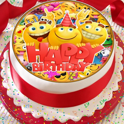 Emoji Cake Decorations