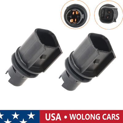 2PCS Front Flasher Marker Lamp Socket for 11-13 Ford Fiesta 1.6L 6R3Z-13411-BA