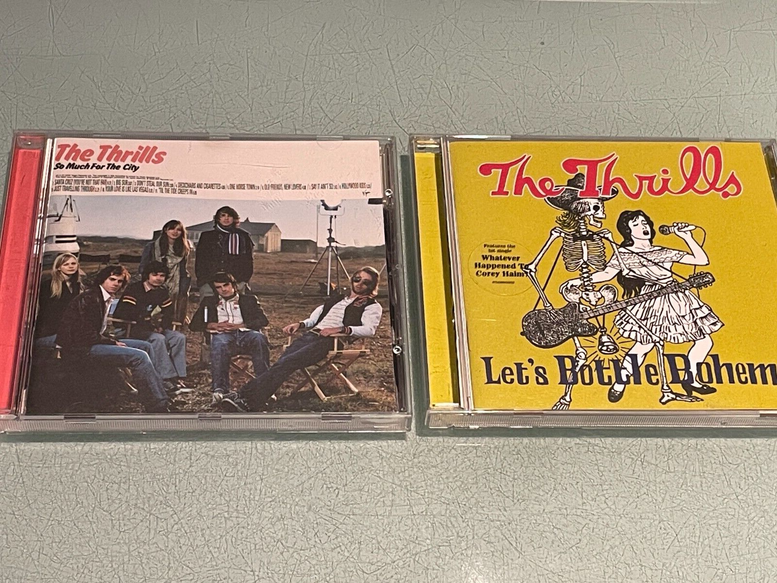 The Thrills - 2 CD Albums - So Much For The City 2003  Let's Bottle Bohemia 2004