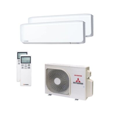 Klimaanlage Mitsubishi Heavy 2x SRK20ZS-WF + SCM40ZS-W - 4,0|4,5kW Kühlen|Heizen