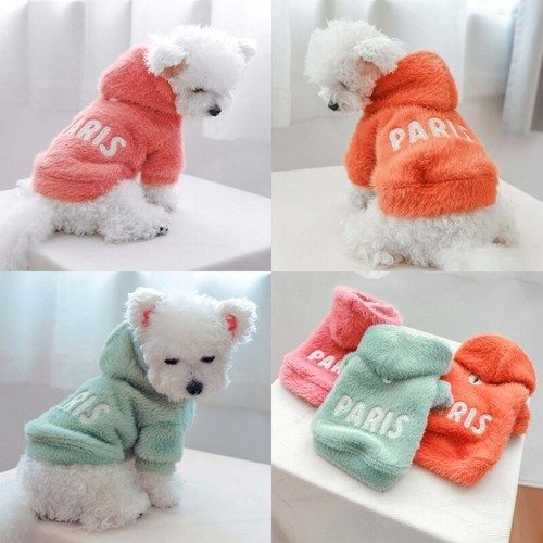 Dogs Hoodies Pet Holiday Clothes Warm Clothing Jackets Coat for Shih Tzu - Picture 2 of 18