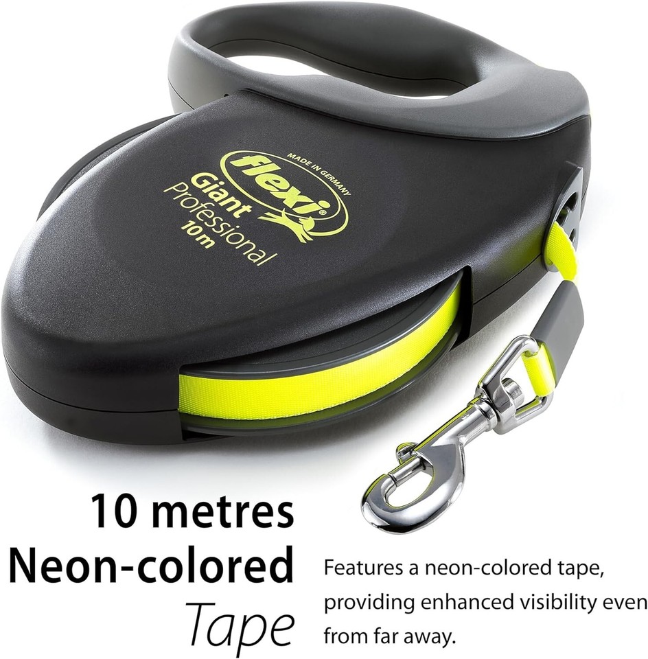 Flexi Giant Dog Lead Professional Retractable Extendable Tape Leash 10 ...