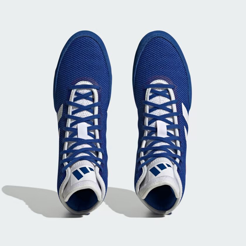 Adidas Tech Fall 2.0 Boxing Shoes Blue Mens 11 IF9924 High Top Wrestling Train Wrestling Shoes adidas TECH FALL 2.0 Boots Boxing MMA Combat  main image 2