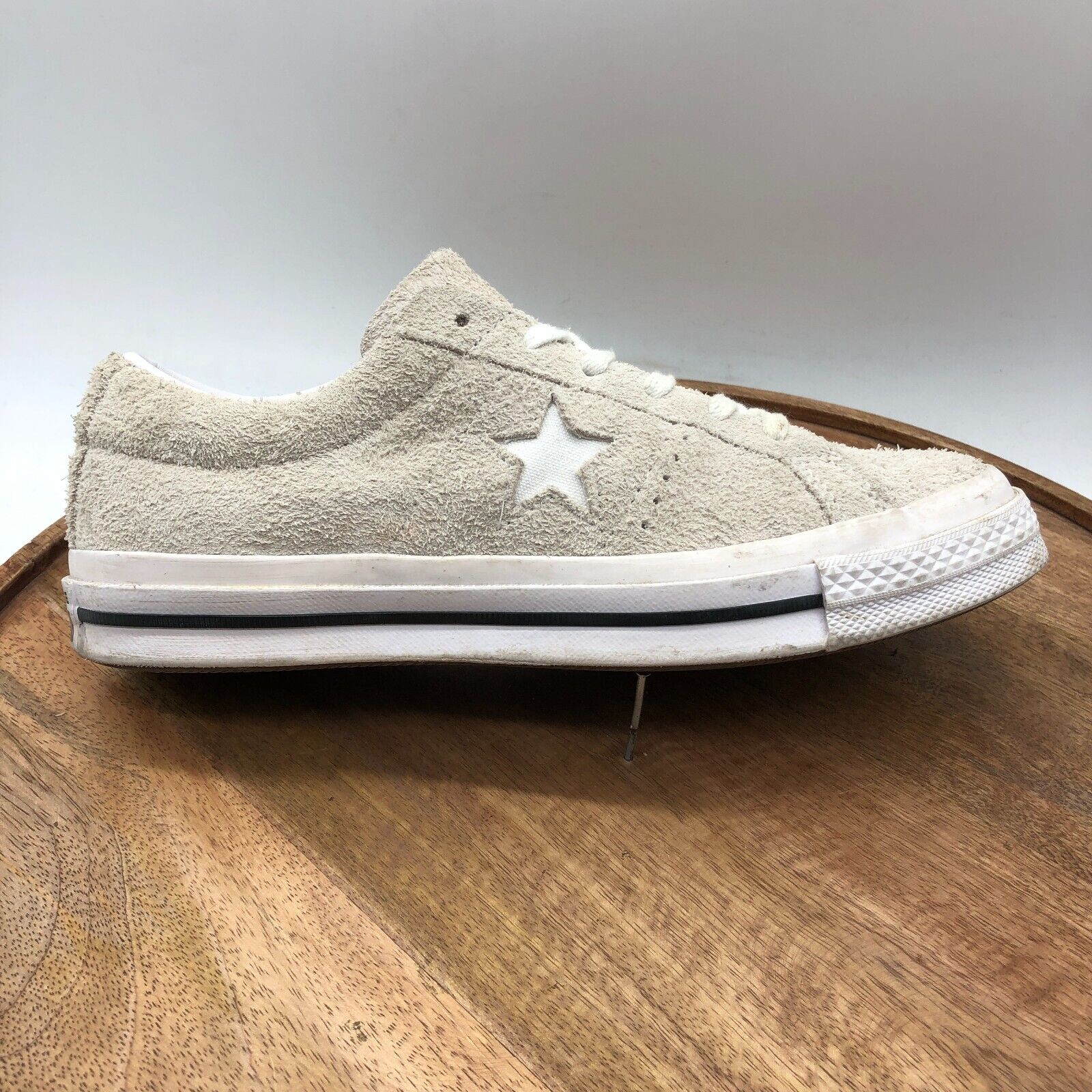 hovedvej sum Bytte Converse One Star Ox Beige Suede OG 1 Retro Low Off Cream Leather. M 6 , W  8 | eBay