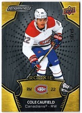 2023-24 Upper Deck Engrained 2021-22 Rookies Ebony COLE CAUFIELD 191 38/49 UD RC