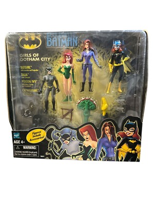 HASBRO GIRLS OF GOTHAM CITY 4-PACK 2003 TALIA/BATGIRL/CATWOMAN/POISON IVY