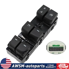 Driver Left Side Power Window Switch 93570-3X012 For 2014-2016 Hyundai Elantra