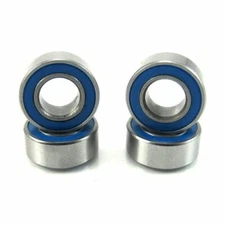 TRB RC 5x10x4mm Precision Ball Bearings ABEC 3 Rubber Sealed BLU (4)