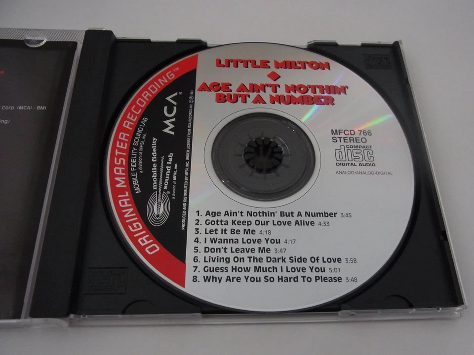 Little Milton / Age aint nothin but a Number MFSL CD - Bild 3 von 3