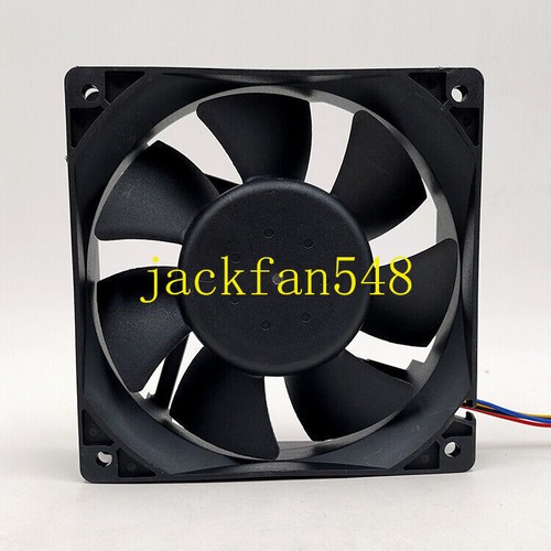 1pc Delta AFB1212HHE 12V0.70A 12038 12CM 4-wire Double Ball Cooling Fan - Picture 4 of 9