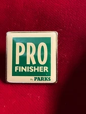 Green White PRO FINISHER Rust-oleum PARKS Sealant Paint Brand Tie Lapel Pin .80"