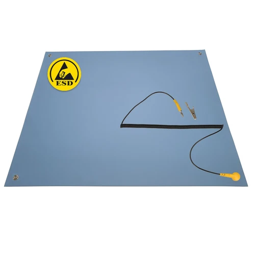 Minadax 80 x 60cm Antistatik ESD Computer Matte + Anschlusskabel