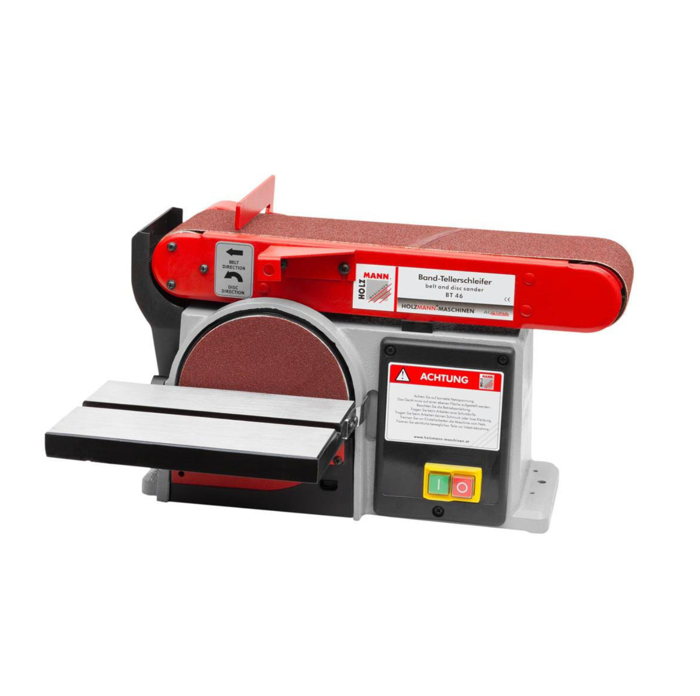Holzmann 6"" Belt & Disc Sander BT46 250W 230V