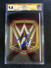 WWE #1 CGC 9.8 Belt Variant Signed 