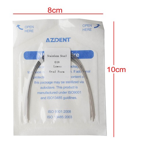 Dental Orthodontic Arch Wire Wires Oval Form Stainless Steel Round/Rectangular - Photo 54/208