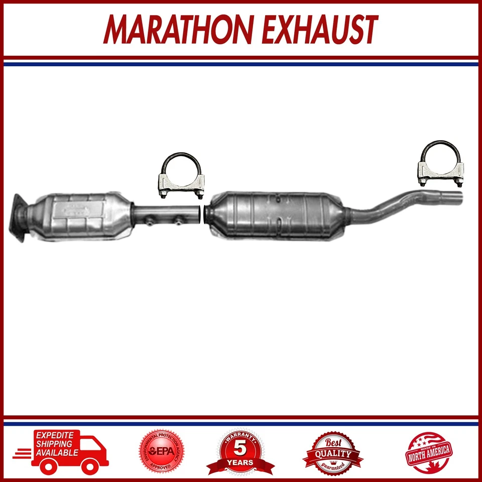 Convertidor catalítico compatible con: Cadillac Seville 1998-2003 4,6 L V8 modelos STS ExactFit Foto 4 de 4