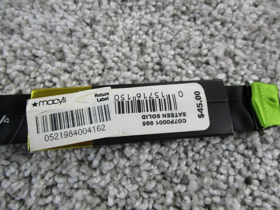 Countess Mara Men Suit Casual Solid Lime Green Dress Bow Tie Adjustable Bowtie - Image 3 of 4