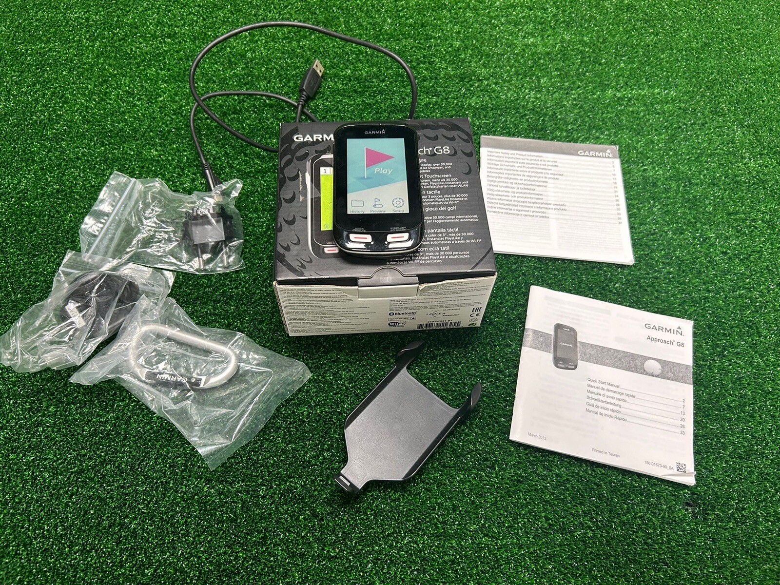 Garmin Approach G8 Golf GPS Rangefinder in Original Box & All