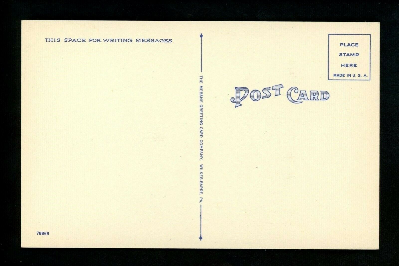Pennsylvania PA postcard Easton, Terminal Hotel linen Mebane