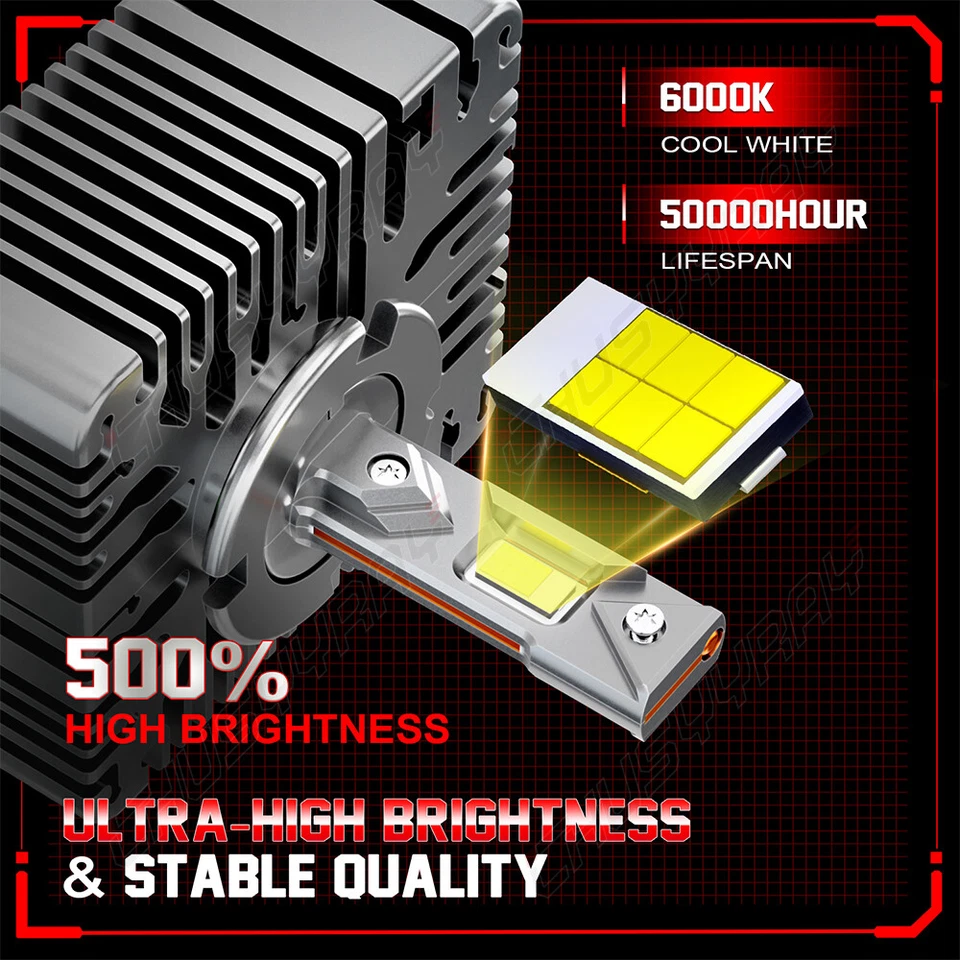 D5S LED Headlight Bulb Hi-Lo Beam For Mitsubishi L200 2016-2019 Replace HID - Image 2 of 4