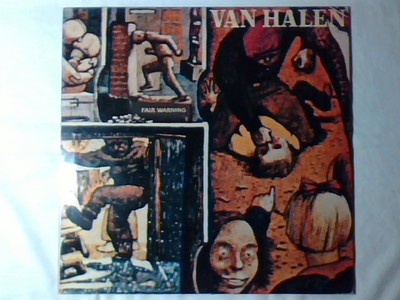 VAN HALEN Fair warning lp GERMANY DAVID LEE ROTH COME NUOVO LIKE NEW!!!