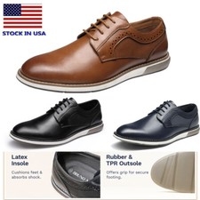 Men's Oxford Casual Shoes Business Formal Derby Dress Sneakers Versatile Style