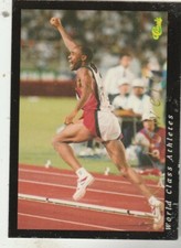 FREE SHIPPING-VG-1992 Classic World Class Athletes #16 Mike Powell 