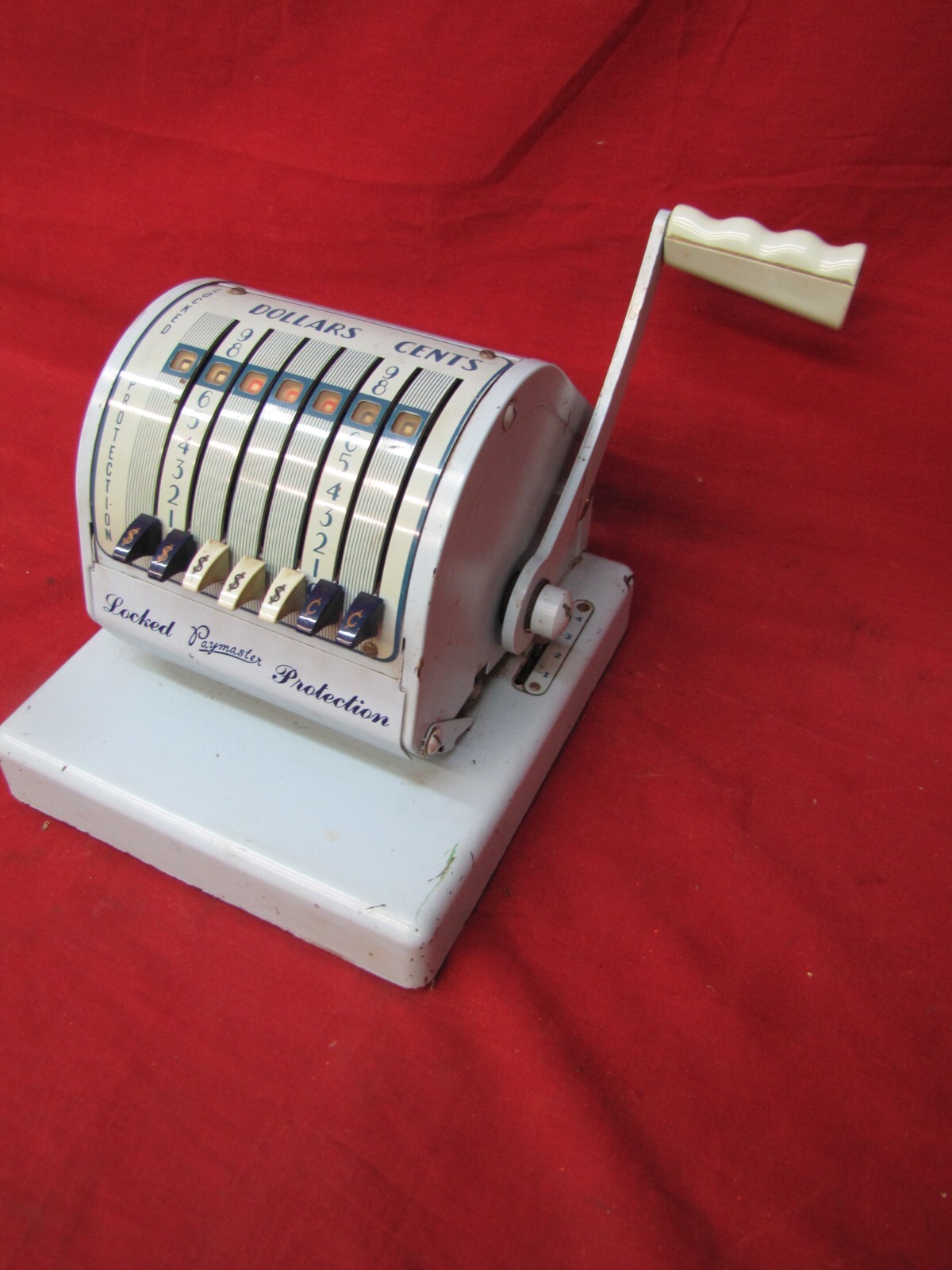 Vintage Working Paymaster Check Writer X550 eBay