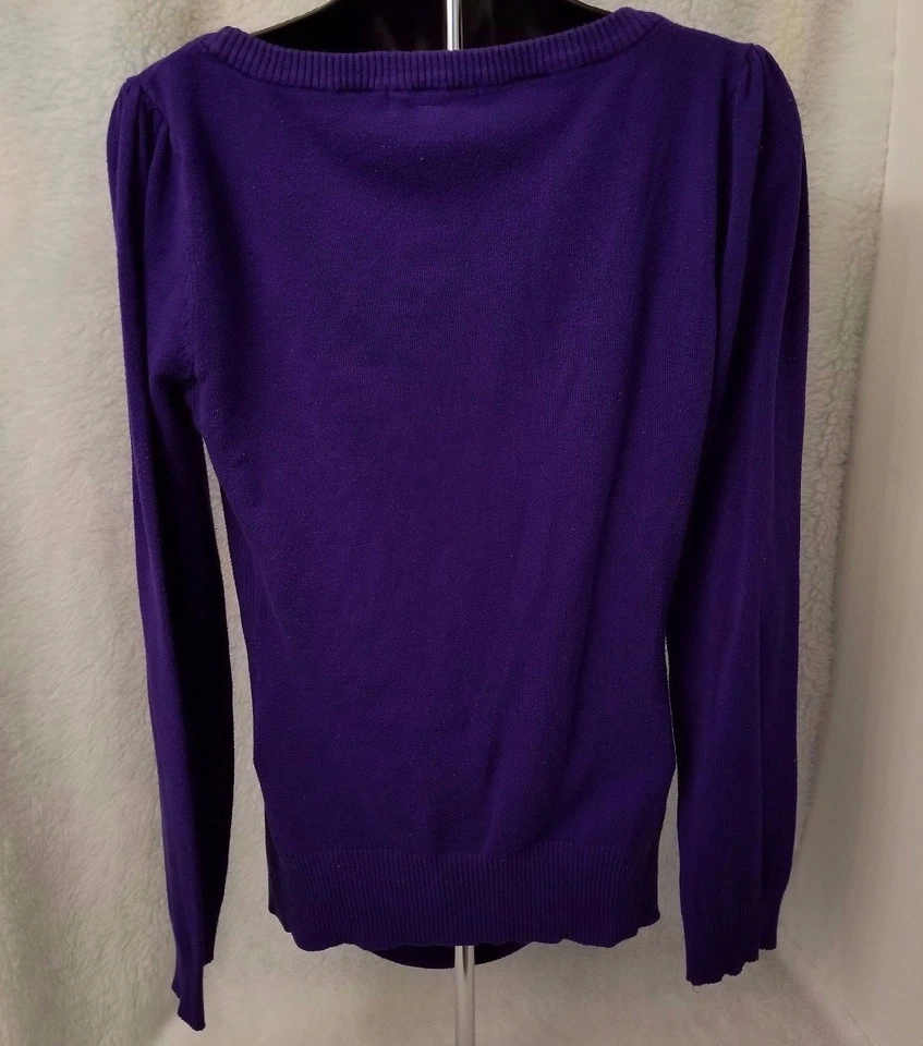 Один A женщин свитер рубашка блузка размер L большой фиолетовый - Изображение 4 из 4