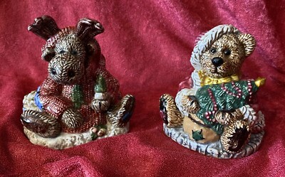 VTG Bearware Pottery Bear & Moose Salt & Pepper Shakers Grenville & Manheim