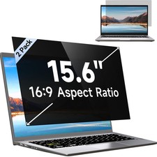2 Pack 15.6 Inch Laptop Privacy Screen for HP/ Dell/ Acer/ Samsung/Asus/ Le...