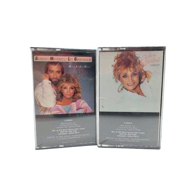 Barbara Mandrell Clean Cut & Meant For Each Other  Cassette Sealed Set Of 2 READ