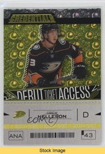 2023 Upper Deck Credentials Debut Ticket Access Yellow Drew Helleson READ 1t4w