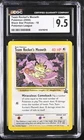 CGC 9.5 MINT+ Team Rocket's Meowth 18 Wotc Black Star Promo Pokemon Card