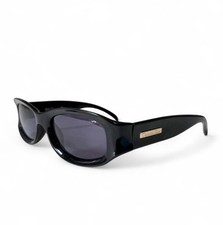 Christian Dior Chrystel Sunglasses Vintage Y2K Black with Purple Lenses Rare