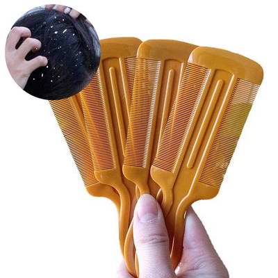 2 Pcs Double Sided Nit Comb Fine Tooth Head Lice Hair Combs Pet For Kids Flea