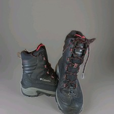 Columbia Bugaboot III Snow Boots Waterproof 200g Insulated Black Red - Size 9