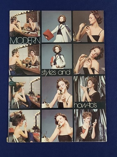 Hairdresser stylist 1974 magazine publication Modern styles and how to's