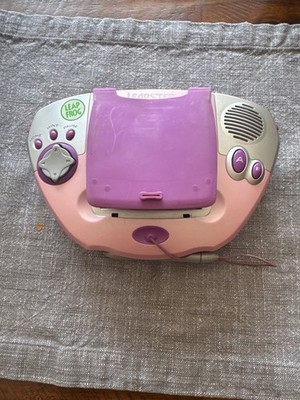 LeapFrog Leapster Learning System 20209 Pink & Purple W/ Cover And Adapter