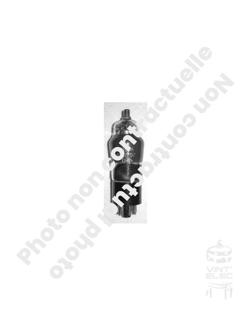 Tube de précision ECH35 VR99A CV1581 haute fidélité pour collectionneur
