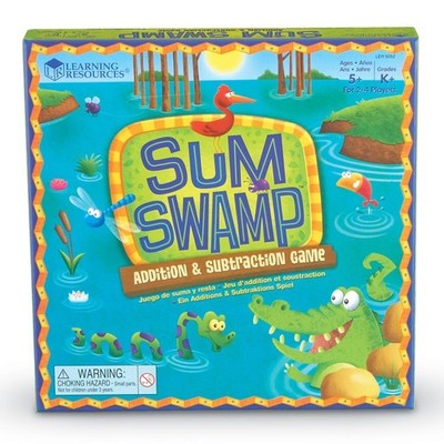 Sum Swamp Addition and Subtraction Maths Game - Children's Adding Board Game
