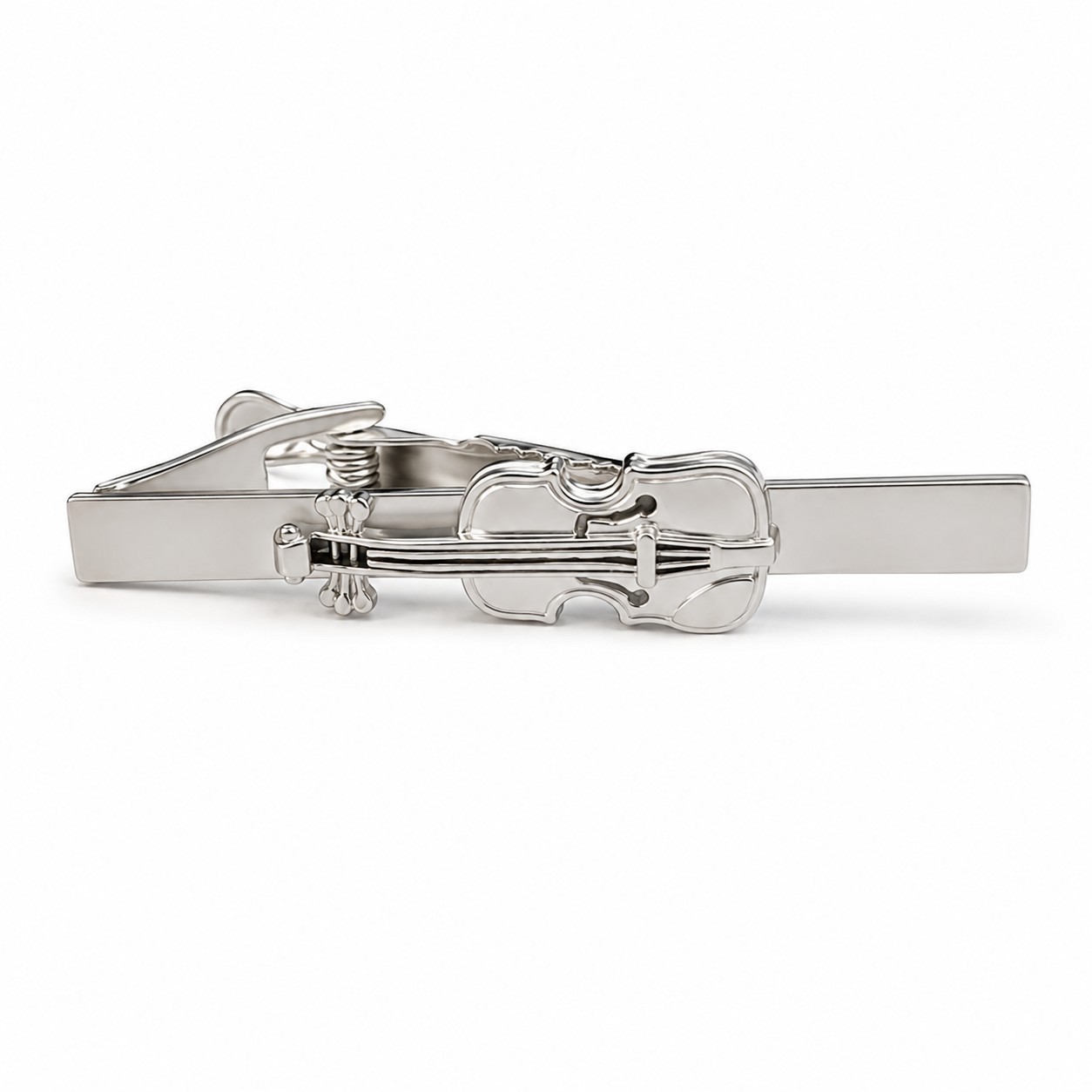 Violin Tie Bar for Men – Onyx Art TB34 Premium Violin Tie Clip