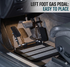 Portable Left Foot Accelerator Pedal for Disabled/Injured Drivers