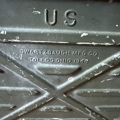 Vintage 1948 US Military Army Mermite Insulated Storage Cooler