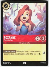 Roxanne Powerline Fan 113/204 Fabled Disney Lorcana