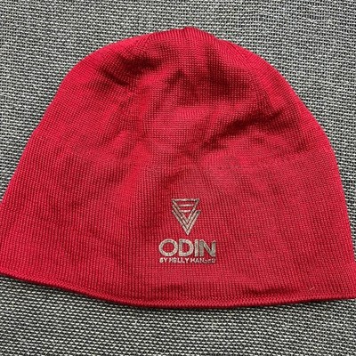 Helly Hansen Odin Beanie Hat One Size Red Lined Outdoor Sport Hiking
