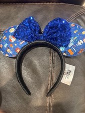 Disney Parks Loungefly Chibi Park Icons Mickey Minnie Mouse Ears Headband